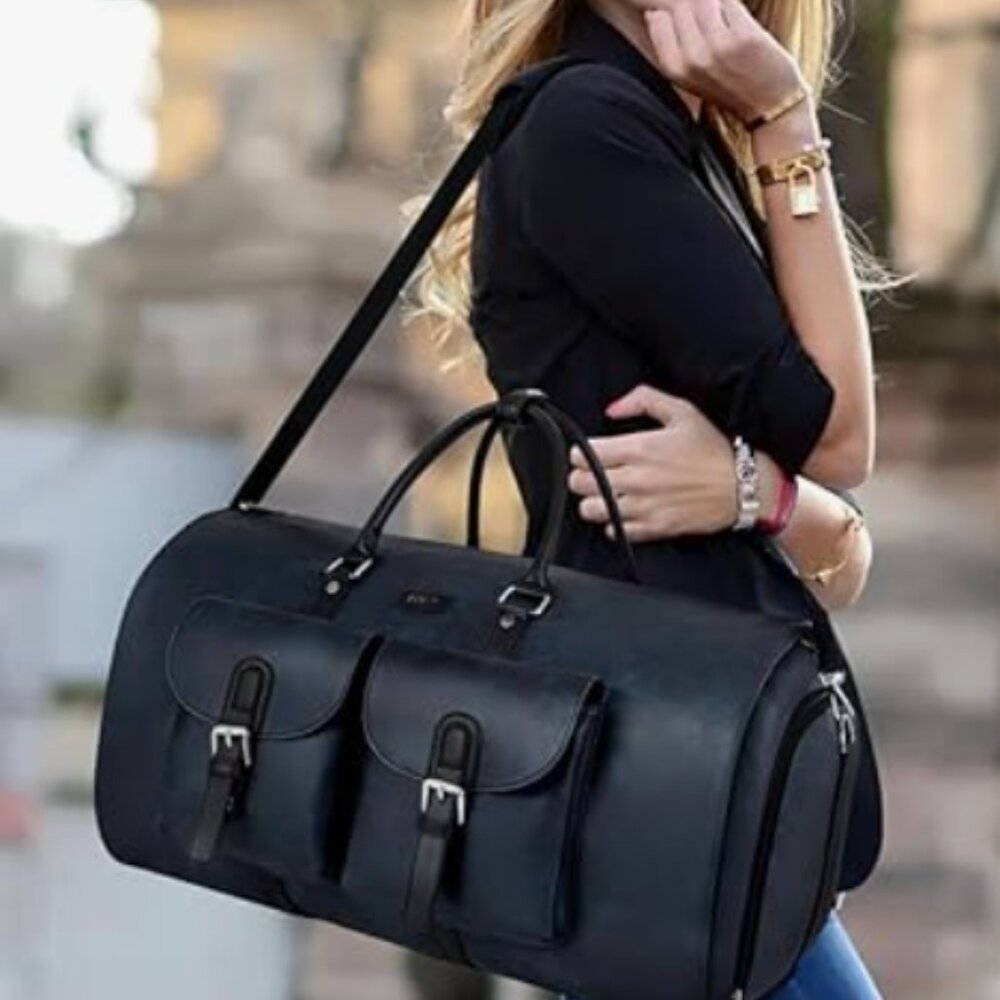 Travel-ready garment bag ,carry-on duffel bag.